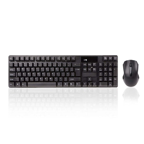 2.4 Ghz Wireless Water Resistant Keyboard & Mouse Set Key Board PC Mac Computer