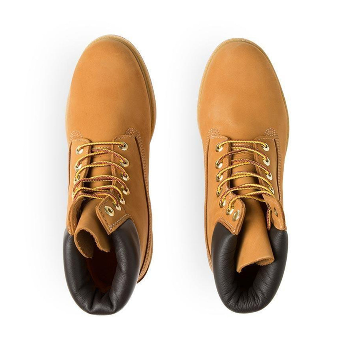 TIMBERLAND Mens 6" Premium Waterproof Boots Original Yellow Shoes - Wheat Nubuck