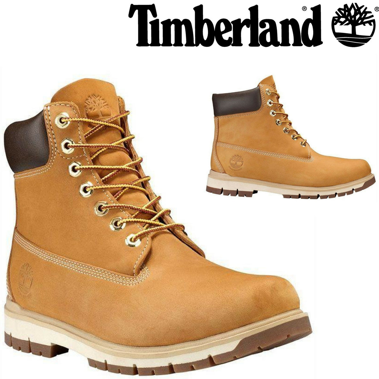 TIMBERLAND Mens Radford 6" Classic Leather Boots Waterproof Shoes Lace Up