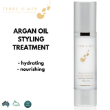 TERRE A MER Argan Oil Styling Hair Treatment Hydrating Luxury Deep Fortifying