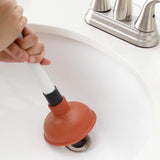 Sink Plunger Drain Toilet Shower Bath Cleaner Unblocker Plumbing Rod