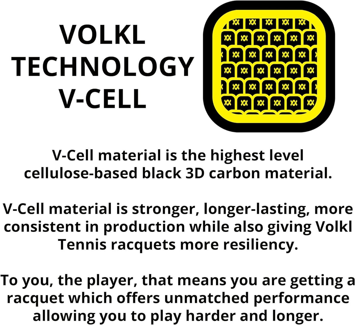 VOLKL V-CELL 10 (300g) Tennis Racquet - Unstrung