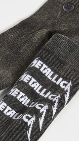 Stance Metallica Stack Crew Socks Rock Band Music Medium Cushioning Official Authentic