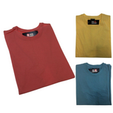 5x Plain T Shirt 100% COTTON Basic Blank Tee Mens Ladies Casual BULK Adults