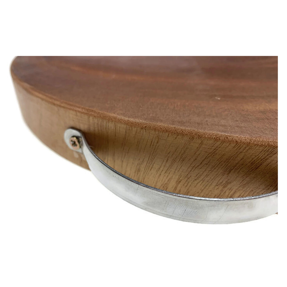 36cm Hard Wood Hygienic Round Cutting Wooden Chopping Board Natural Kitchen