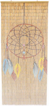 Deluxe Handmade Bamboo Door Curtain Room Divider (90cm x 200cm) - Dream Catcher