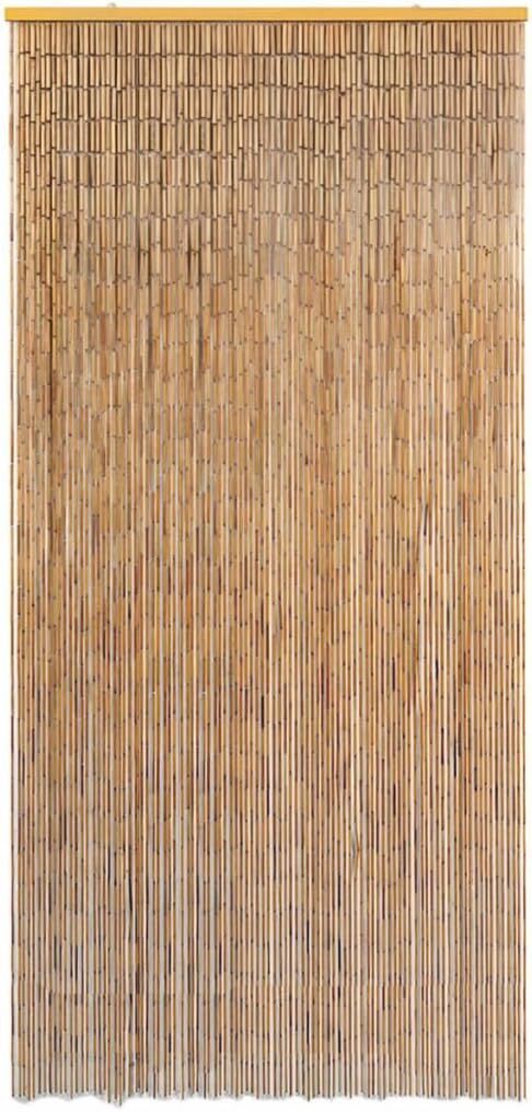 Deluxe Handmade Bamboo Door Curtain Room Divider Strands (90cm x 200cm) - Natural