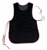 Double Sided Apron Cleaning Shop Coffee Cafe Bib - Black/Red