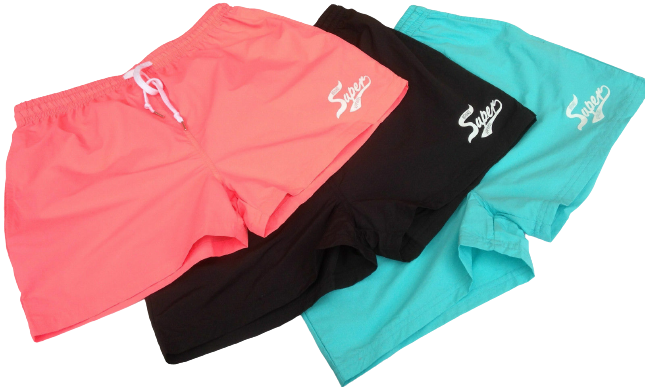 Ladies Board Shorts Beach Microfibre Swim Surf Bottoms