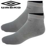 Umbro Mens Trainer Ankle Socks - White - 1 Pack of 3 Pairs