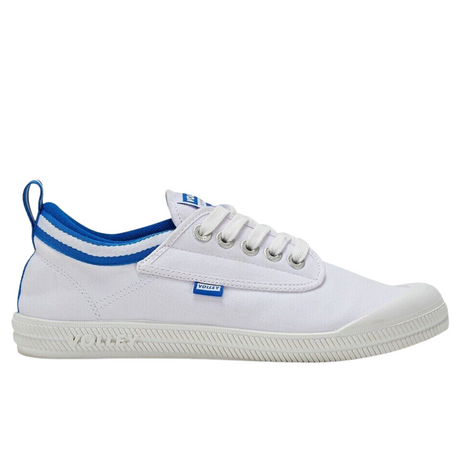 Dunlop Volleys International Volley Low Canvas Casual Mens Shoes Sneakers - White/Blue