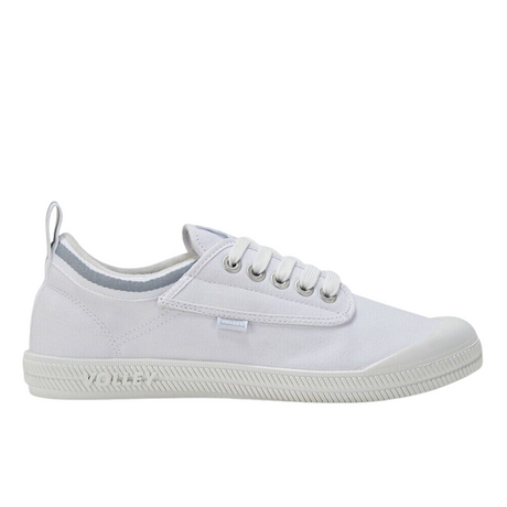 Dunlop Volleys International Volley Low Canvas Casual Mens Shoes Sneakers - White/Light Grey