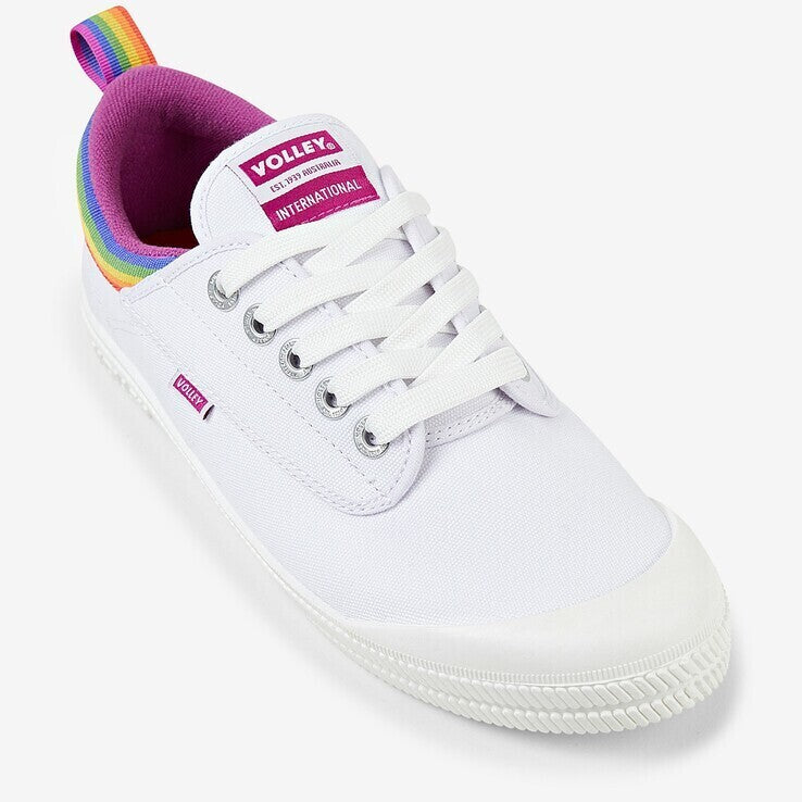 Dunlop Volley Unisex Casual LGBT Pride Shoes Sneakers International Rainbow