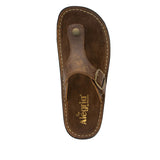 Alegria Vella Comfort Womens Sandals Slip On Ladies Shoes - Oiled Brown