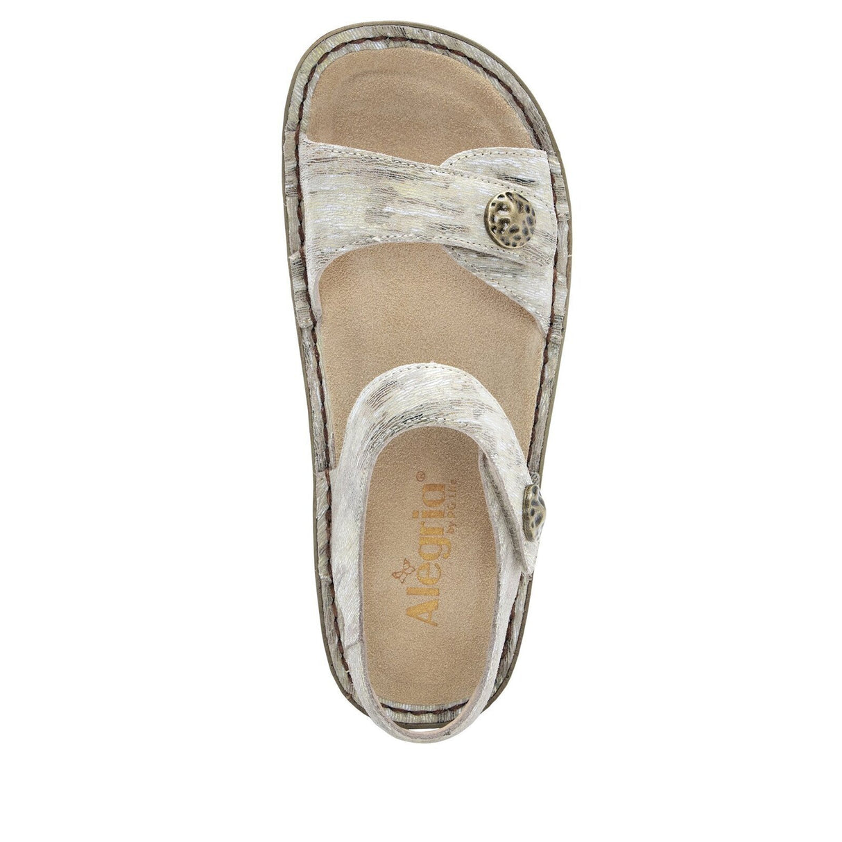 Alegria Womens Vienna Casual Sandals Shoes - Sand