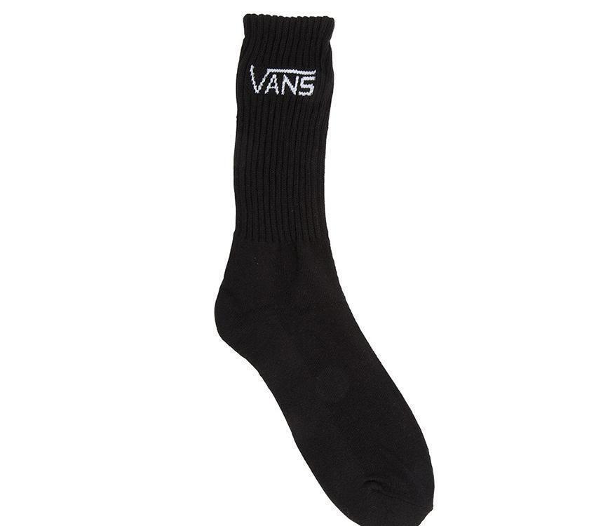 VANS 3pk Classic Crew Socks Sport Skate Skateboard Sox BMX - Black