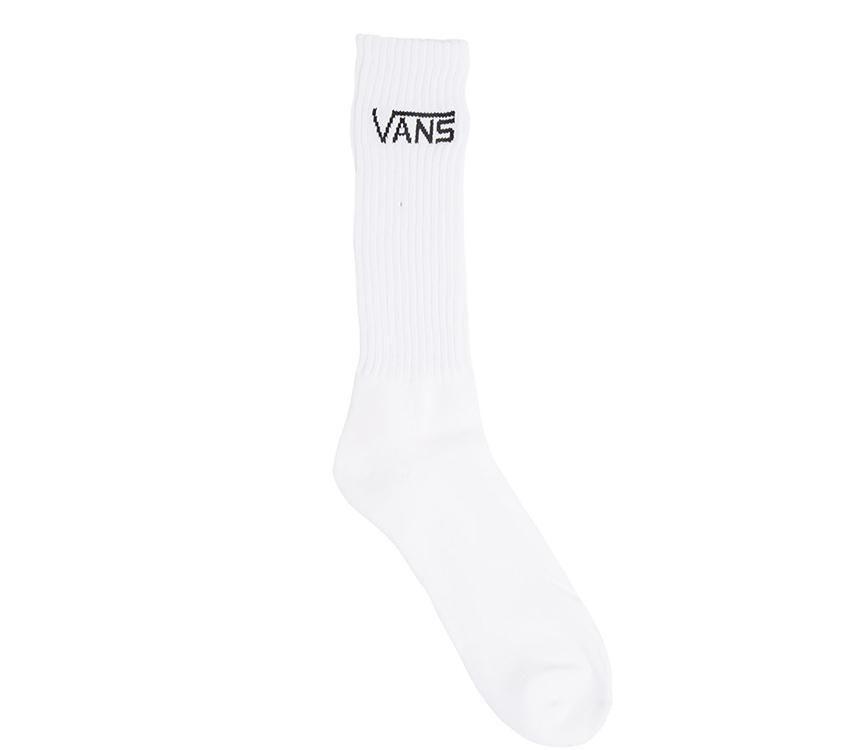 VANS 3pk Classic Crew Socks Sport Skate Skateboard Sox BMX - White