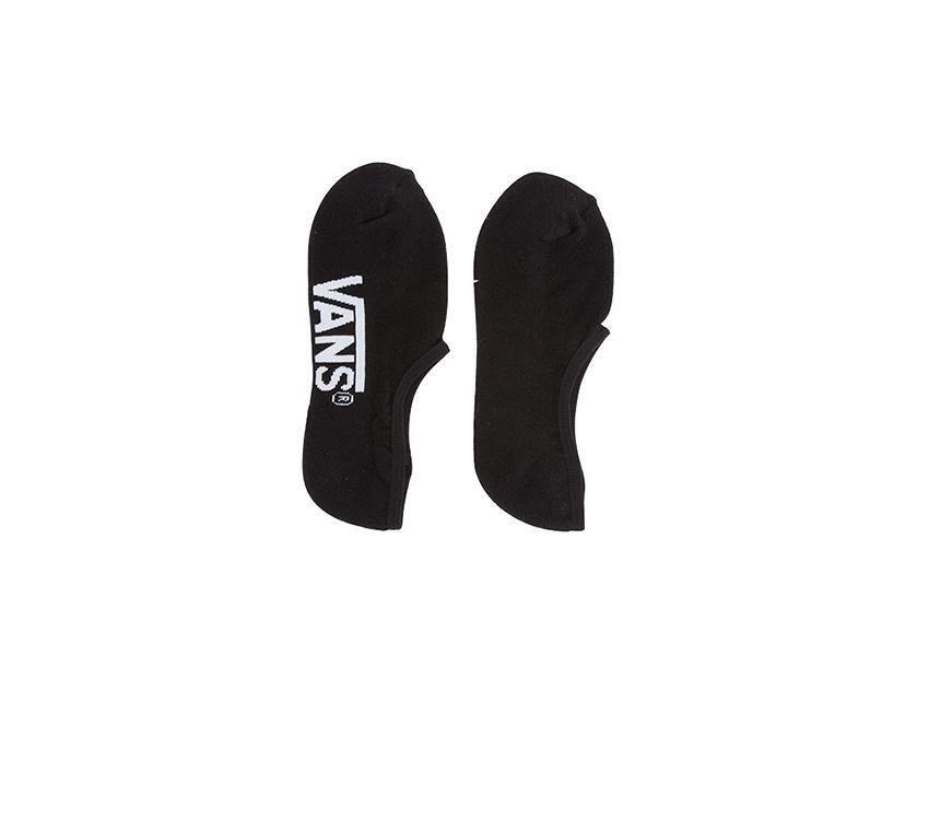 VANS Mens 3pk No Show Socks Invisible Skateboard Sox Sports - Black