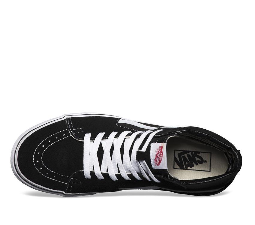 VANS SK8 Hi Casual Shoes High Top Canvas Skateboard Sneakers Old Skool - Black/White