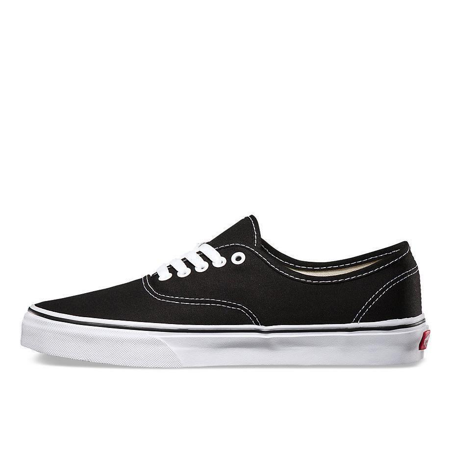 VANS Authentic Shoes Sneakers Classic Skateboard Sneakers Casual - Black/White