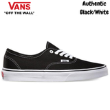 VANS Authentic Shoes Sneakers Classic Skateboard Sneakers Casual - Black/White