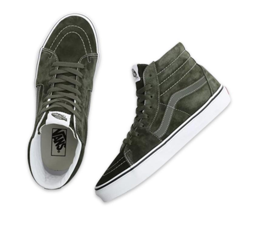 Vans Mens SK8-HI Pig Suede Shoes Sneakers