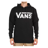 Vans Mens Classic Pullover Hoodie Jumper Hoody Sweater Top - Black & White