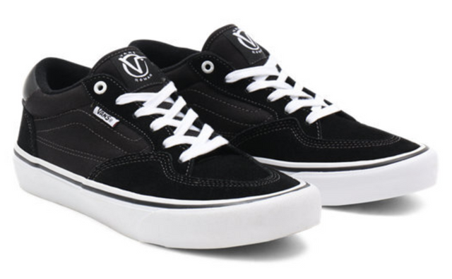 Vans Mens Rowan Pro Zorilla Shoes Slip-Resistant Lightweight - Black/White