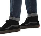 Vans Mens BMX SK8-HI Shoes High Top Runners Sneakers Skate - Black/Dark Gum