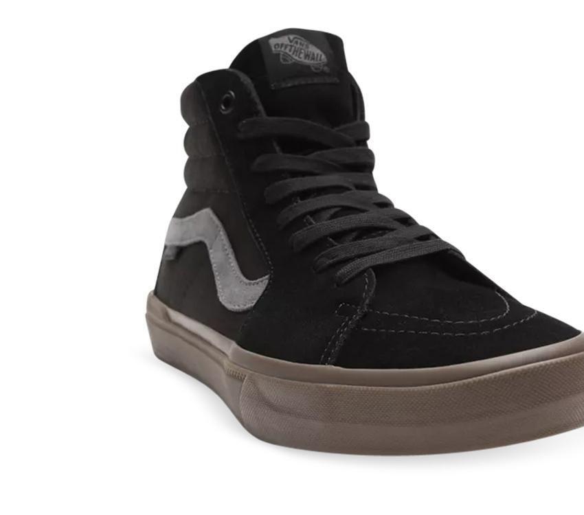 Vans Mens BMX SK8-HI Shoes High Top Runners Sneakers Skate - Black/Dark Gum