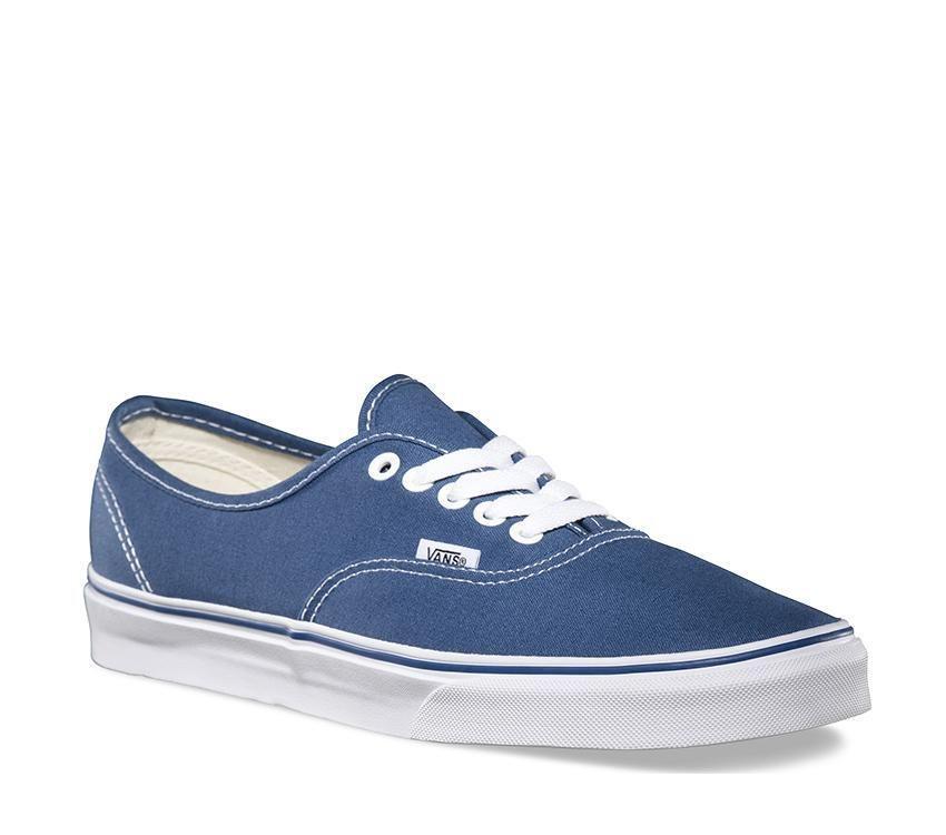 Vans Authentic Canvas Shoes Sneakers Denim Skateboard Sneakers Casual - Navy