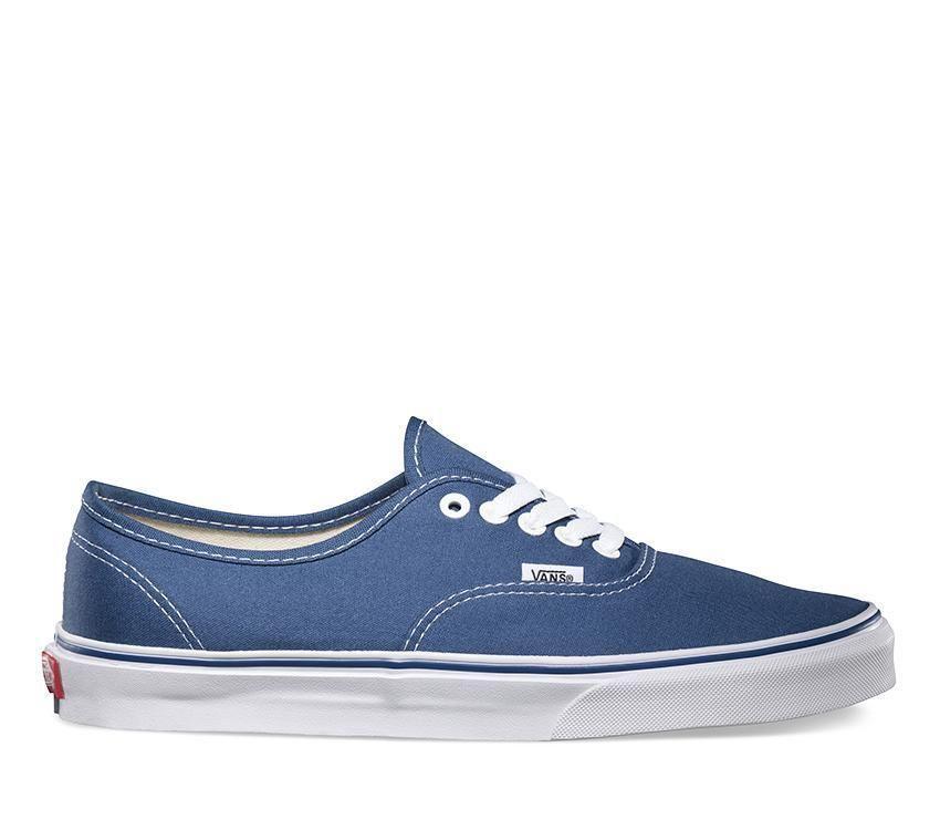 Vans Authentic Canvas Shoes Sneakers Denim Skateboard Sneakers Casual - Navy