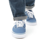 Vans Authentic Canvas Shoes Sneakers Denim Skateboard Sneakers Casual - Navy