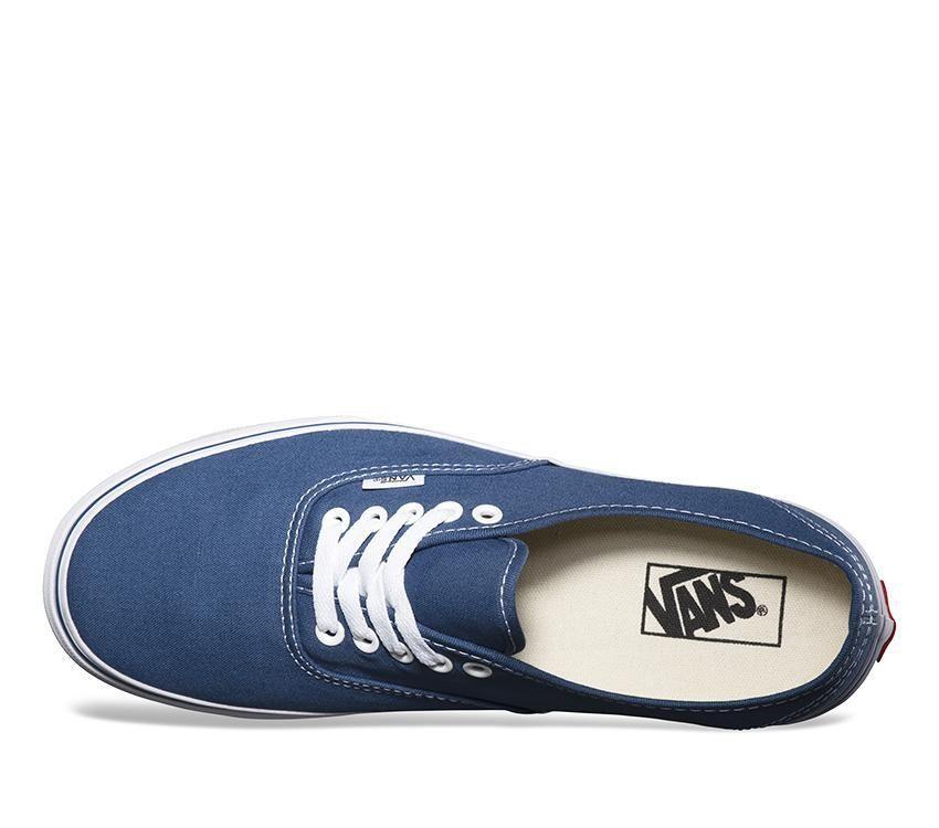 Vans Authentic Canvas Shoes Sneakers Denim Skateboard Sneakers Casual - Navy