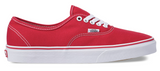 Vans Mens Authentic Canvas Shoes Classic Skateboard Sneakers Casual - Red