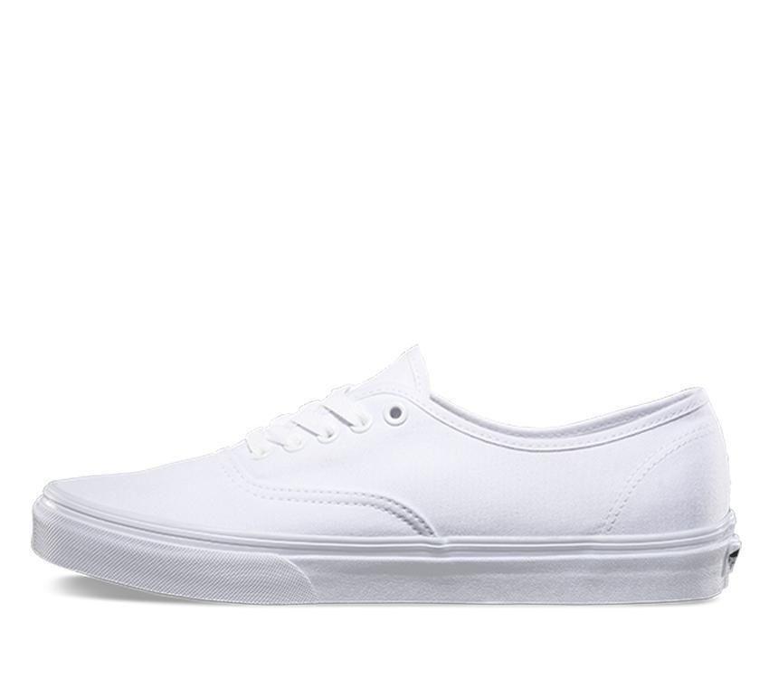 Vans Authentic Canvas Shoes Classic Skateboard Sneakers Casual - True White