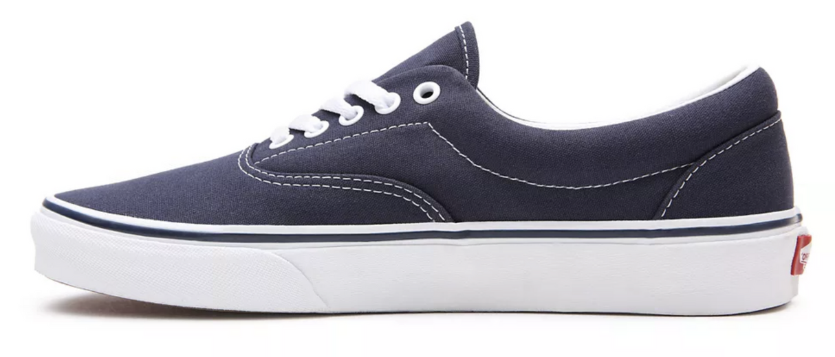 Vans Mens Era Canvas Casual Sneakers Shoes Skateboard - Navy