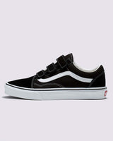 Vans Old Skool V Shoes Suede Canvas Sneakers - Black/White