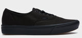 Vans Mens Authentic Comfycush Canvas Shoes Classic Sneaker Casual - Black/Black