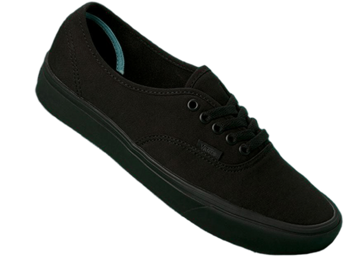 Vans Mens Authentic Comfycush Canvas Shoes Classic Sneaker Casual - Black/Black