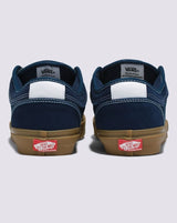 Vans Skate Chukka Low Lace Up Shoes in Dress Blues/Gum