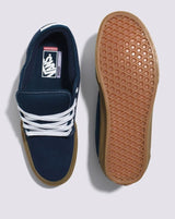 Vans Skate Chukka Low Lace Up Shoes in Dress Blues/Gum