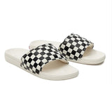 Vans La Costa Slide-On Chess Check Flip Flips Slip On - Black/Mars