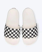 Vans La Costa Slide-On Chess Check Flip Flips Slip On - Black/Mars