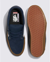 Vans Skate Chukka Low Side Stripe Lace Up Shoes in Dress Blues/Gum