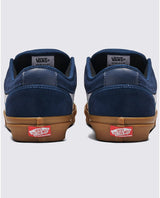 Vans Skate Chukka Low Side Stripe Lace Up Shoes in Dress Blues/Gum