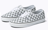 Vans Mens Authentic Canvas Shoes Eco Theory Sneakers Casual - Cosmic Check Grey