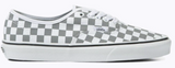 Vans Mens Authentic Canvas Shoes Eco Theory Sneakers Casual - Cosmic Check Grey