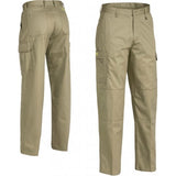 Bisley Mens Insect Protection Cool Lightweight Utility Work Pants Trousers - Khaki