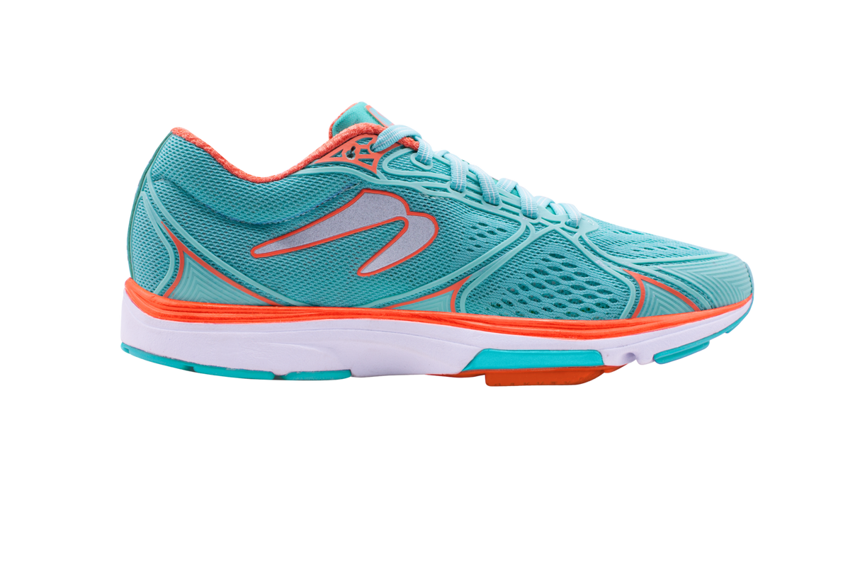 Newton Womens Kismet Running Shoes Runners Sneakers - Cyan/Orange